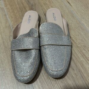 Aldo sparkly mules